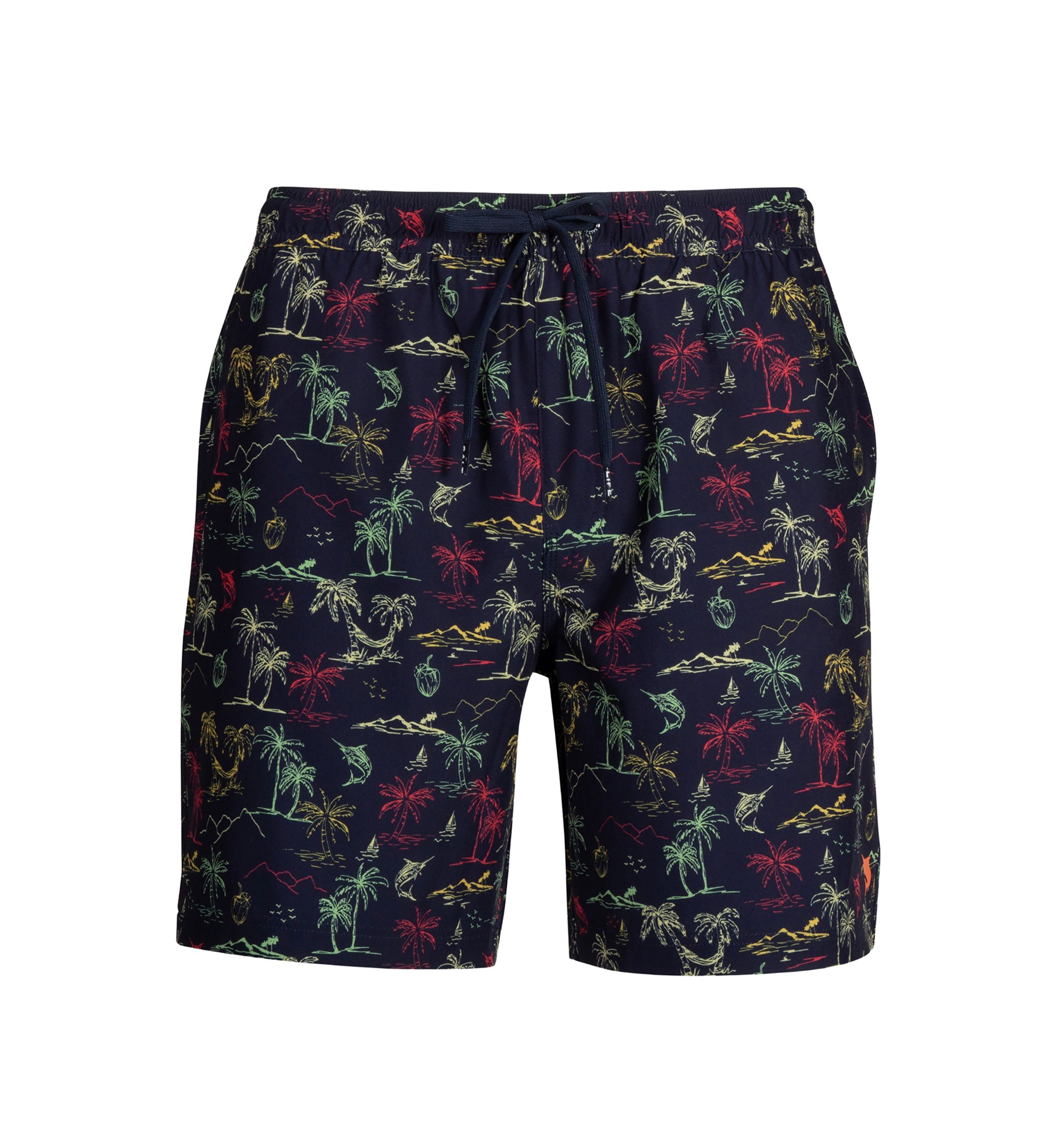 Sandbar Sunday Printed Swim Trunks