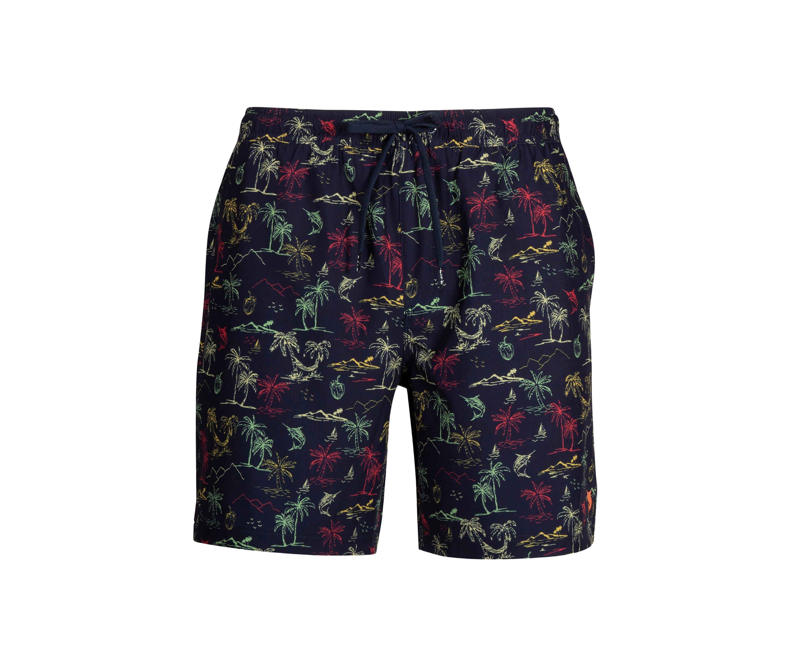 Sandbar Sunday Printed Swim Trunks