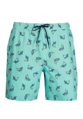 Sandbar Sunday Printed Swim Trunks