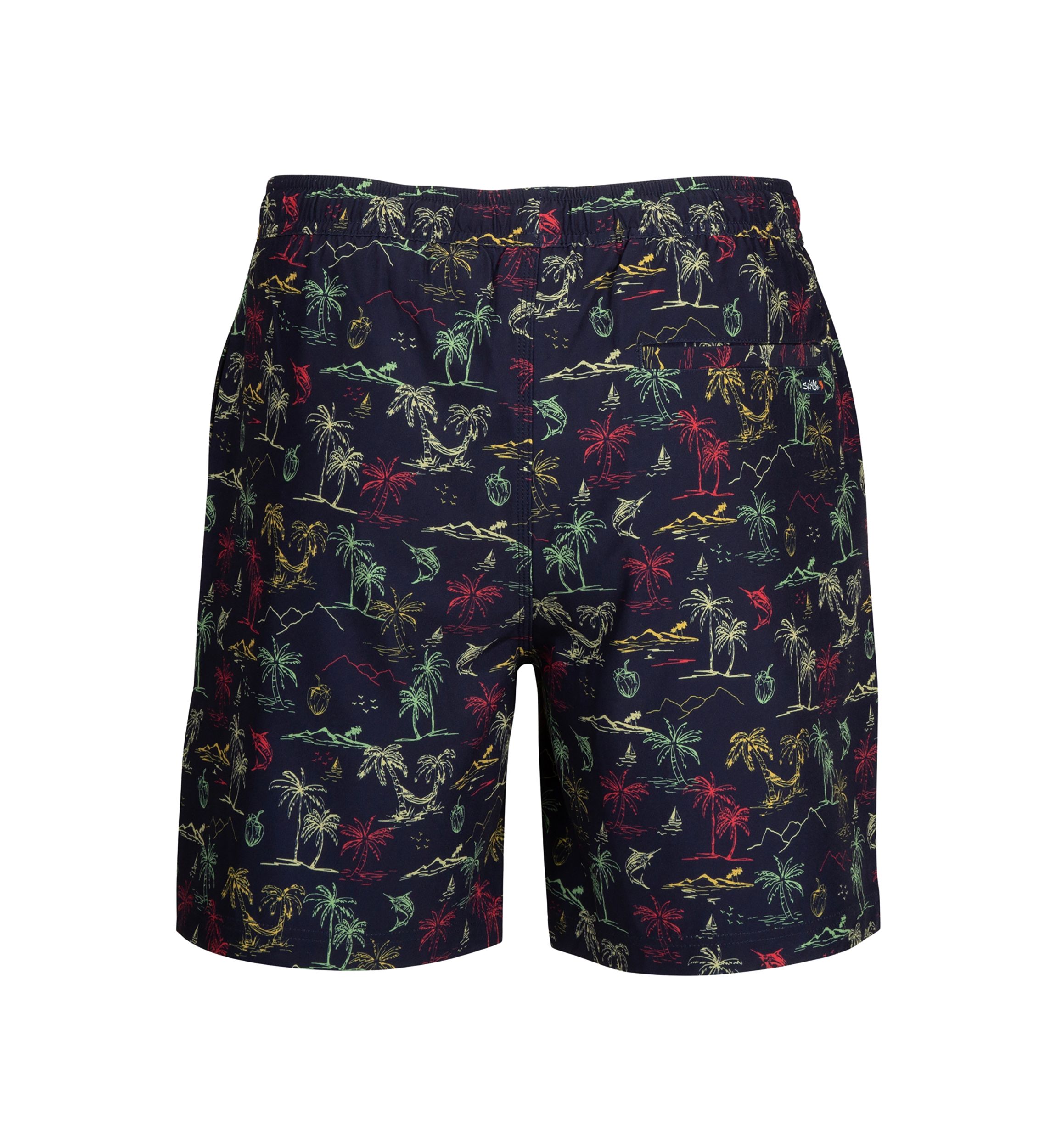 Sandbar Sunday Printed Swim Trunks