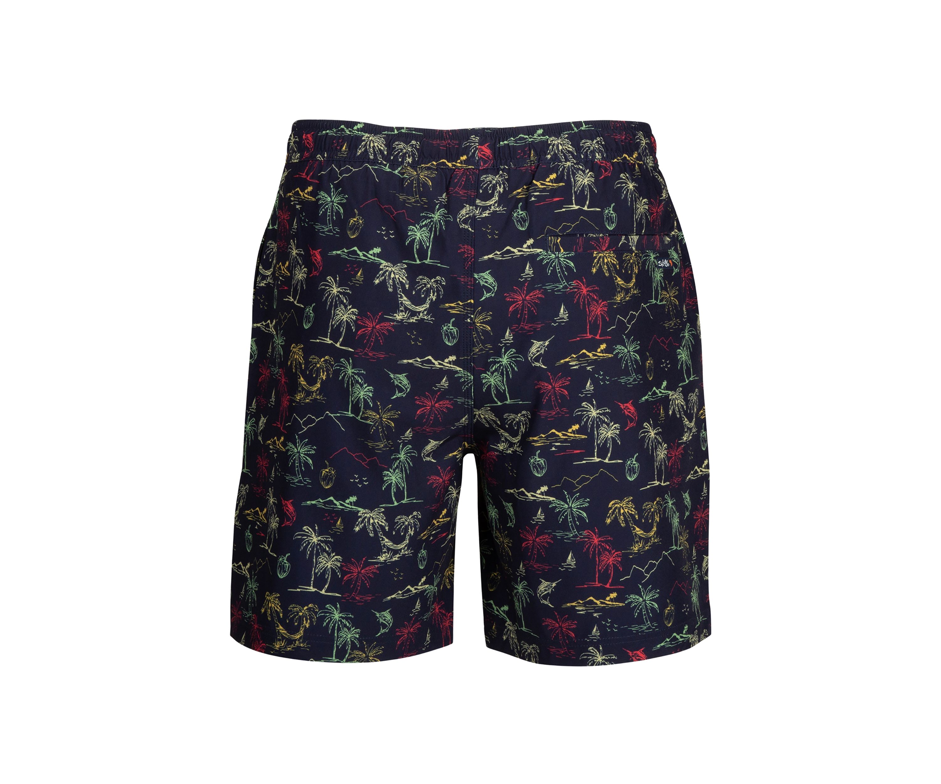 Sandbar Sunday Printed Swim Trunks