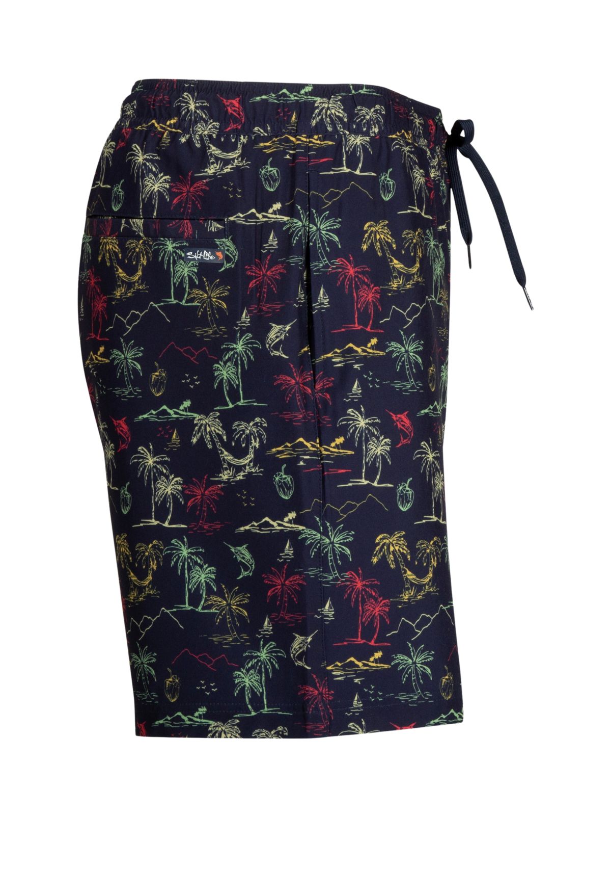 Sandbar Sunday Printed Swim Trunks