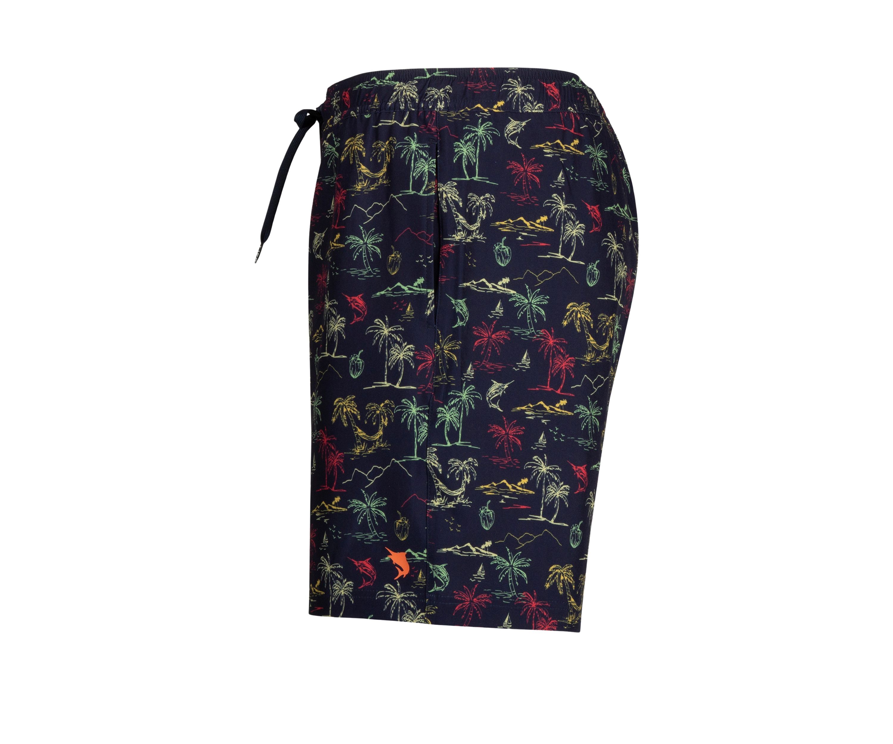 Sandbar Sunday Printed Swim Trunks