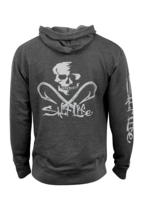 Skull and Hooks Graphic Hoodie