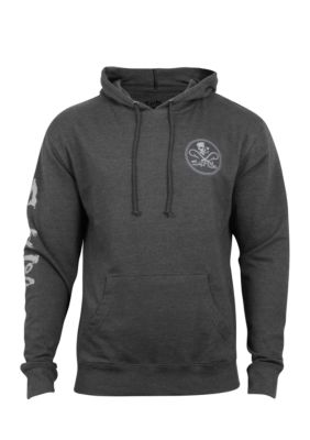 Skull and Hooks Graphic Hoodie