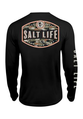 Aquatic Life Long Sleeve Graphic T-Shirt