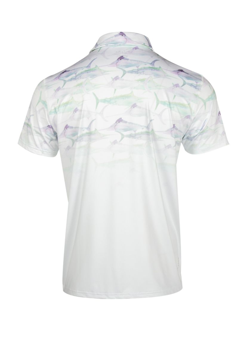 Marlin Retreat Faded Polo Shirt