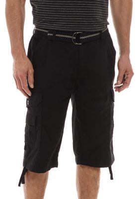 Plugg™ Men's 14.5 Inch Inseam Peyta Cotton Twill Messenger Shorts | belk