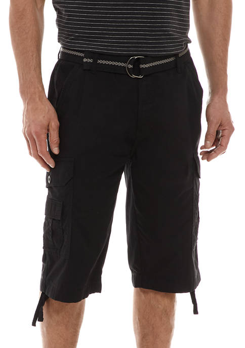 Plugg™ Men's 14.5 Inch Inseam Peyta Cotton Twill Messenger Shorts | belk