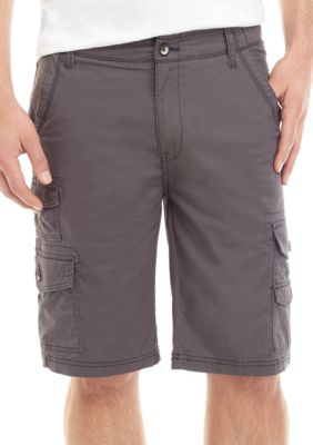 flex waist cargo shorts