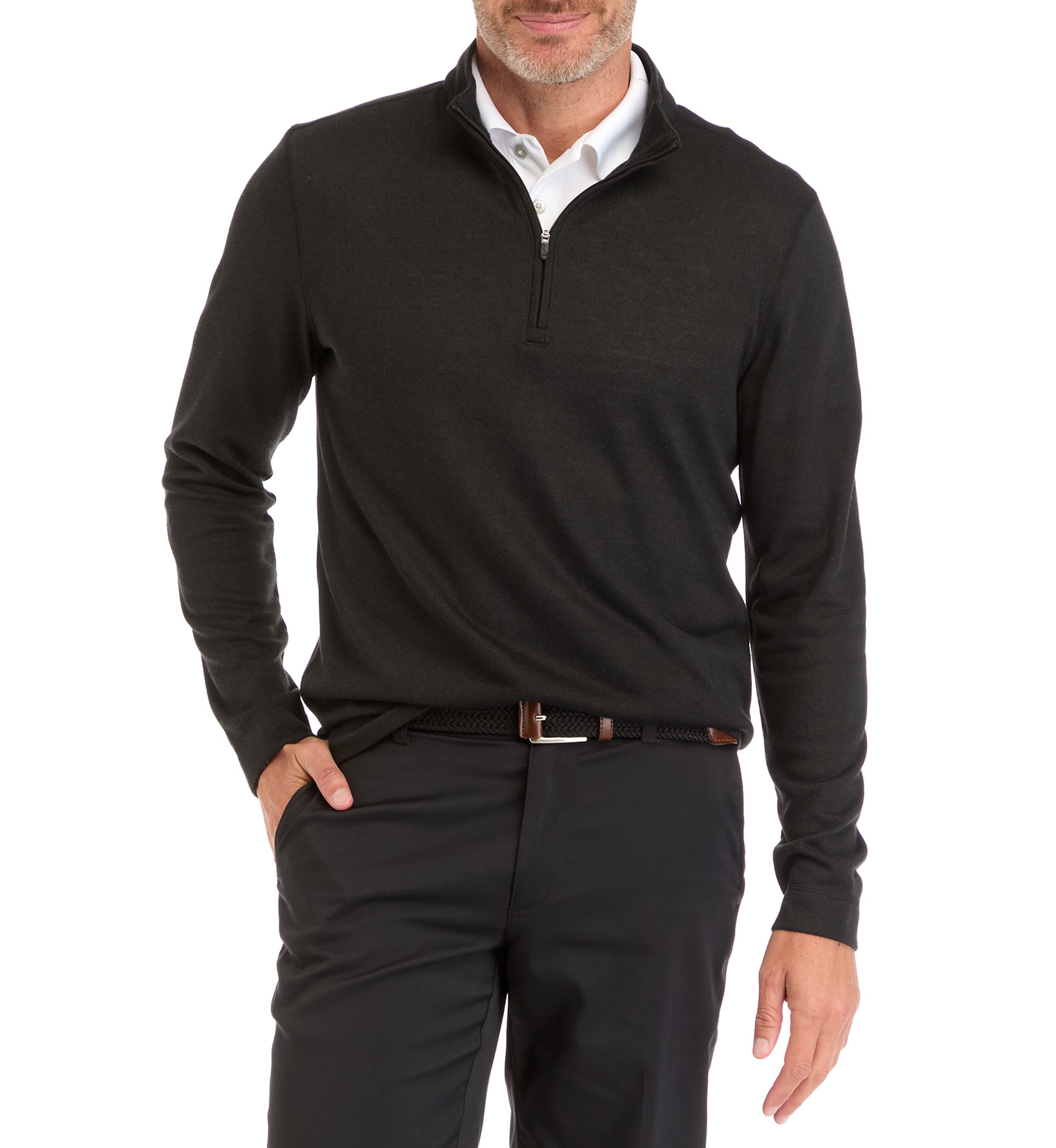 Mens 1/4 Zip Fleece Sweatshirt