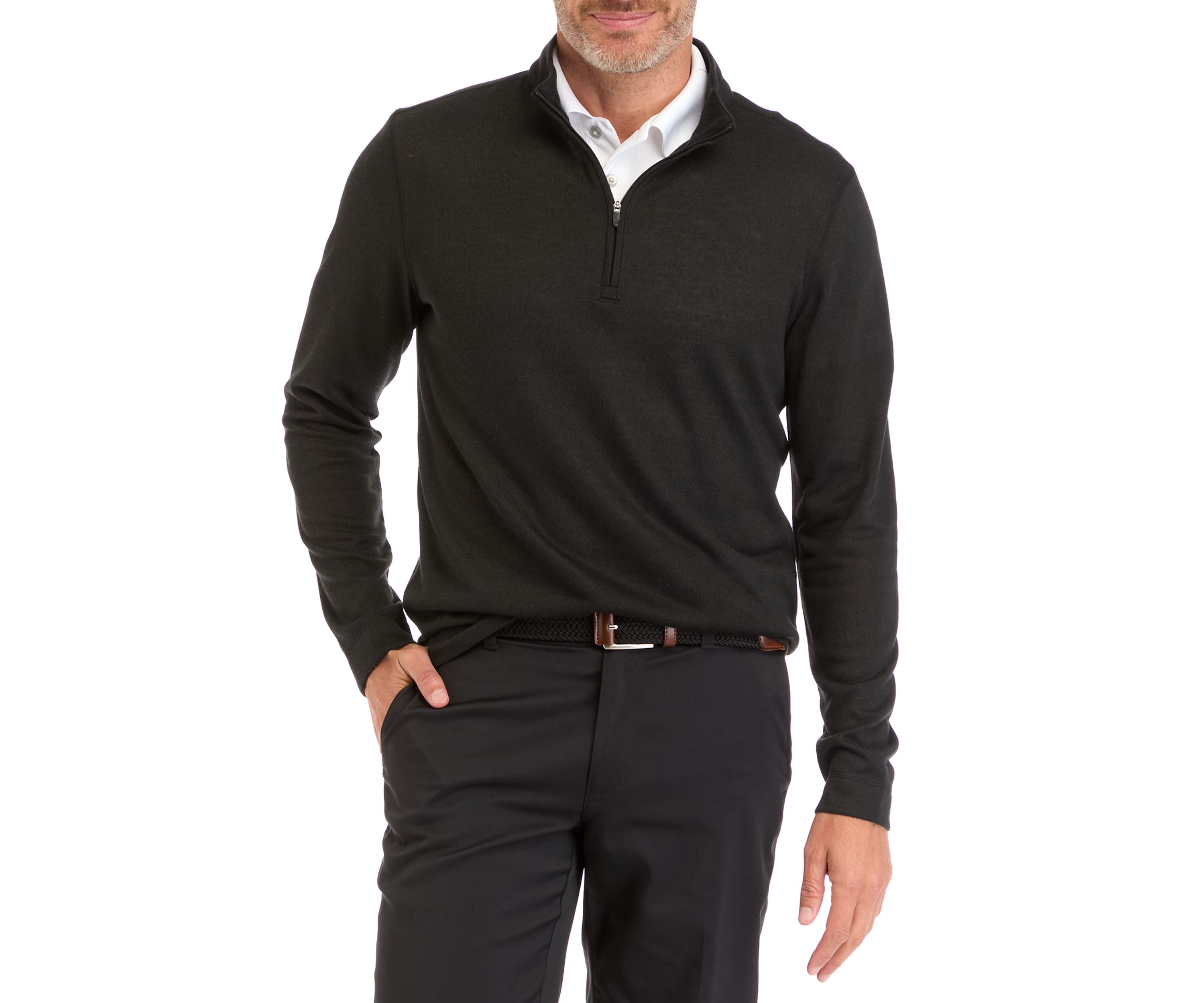 Mens 1/4 Zip Fleece Sweatshirt
