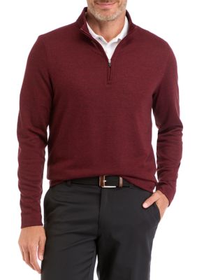 Greg Norman Collection Men's 1/4 Zip Fleece Sweatshirt, 2XL