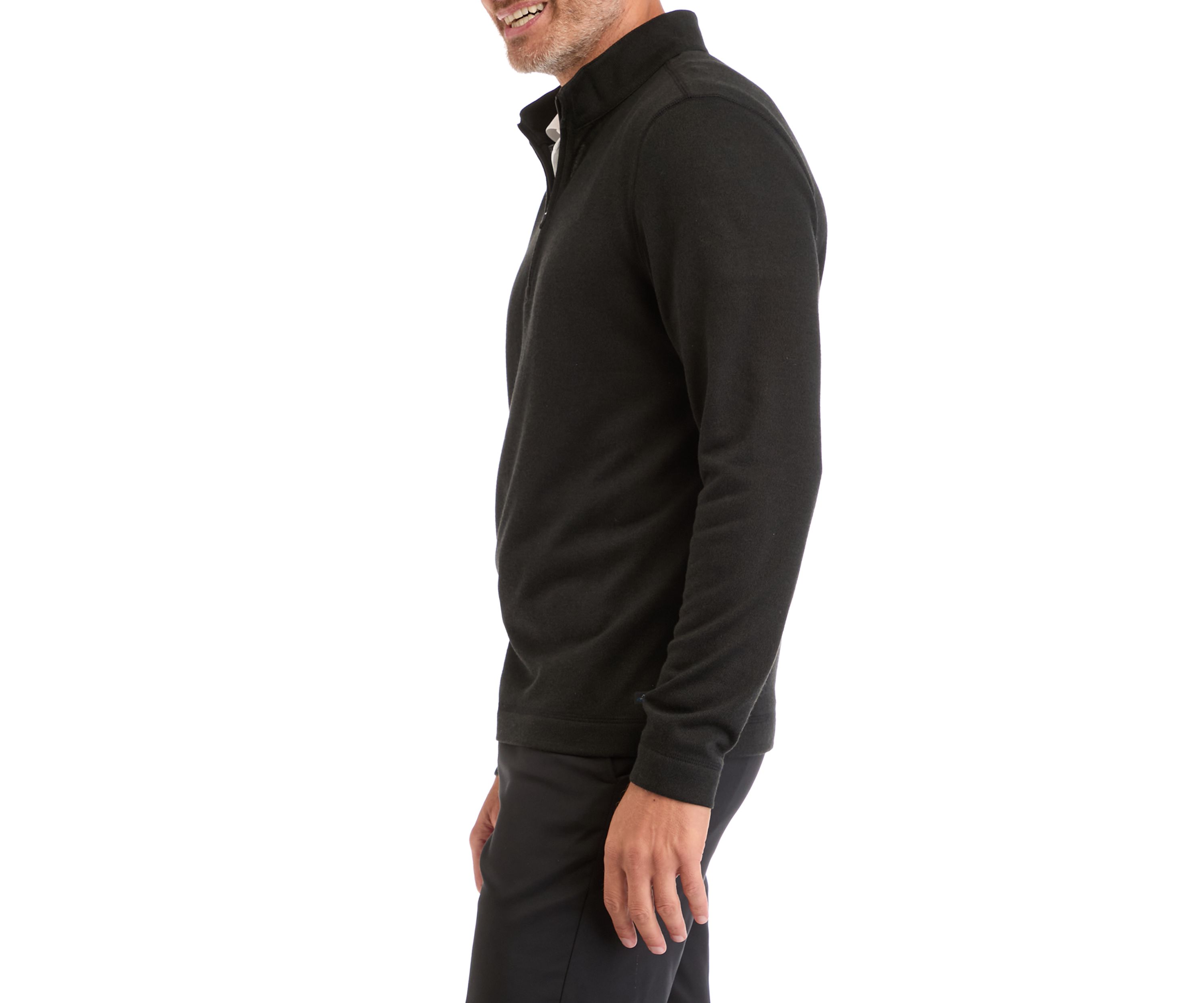 Mens 1/4 Zip Fleece Sweatshirt