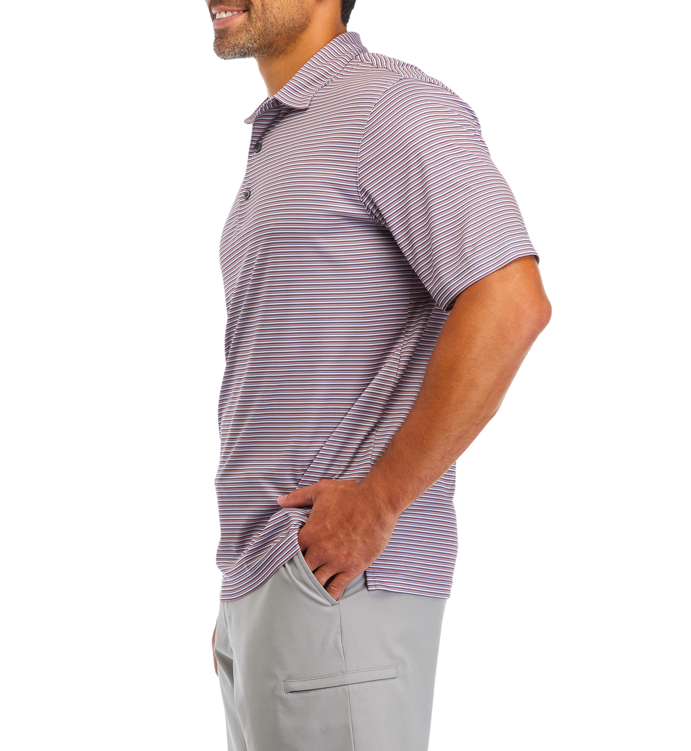 Landscape Stripe Golf Shirt 