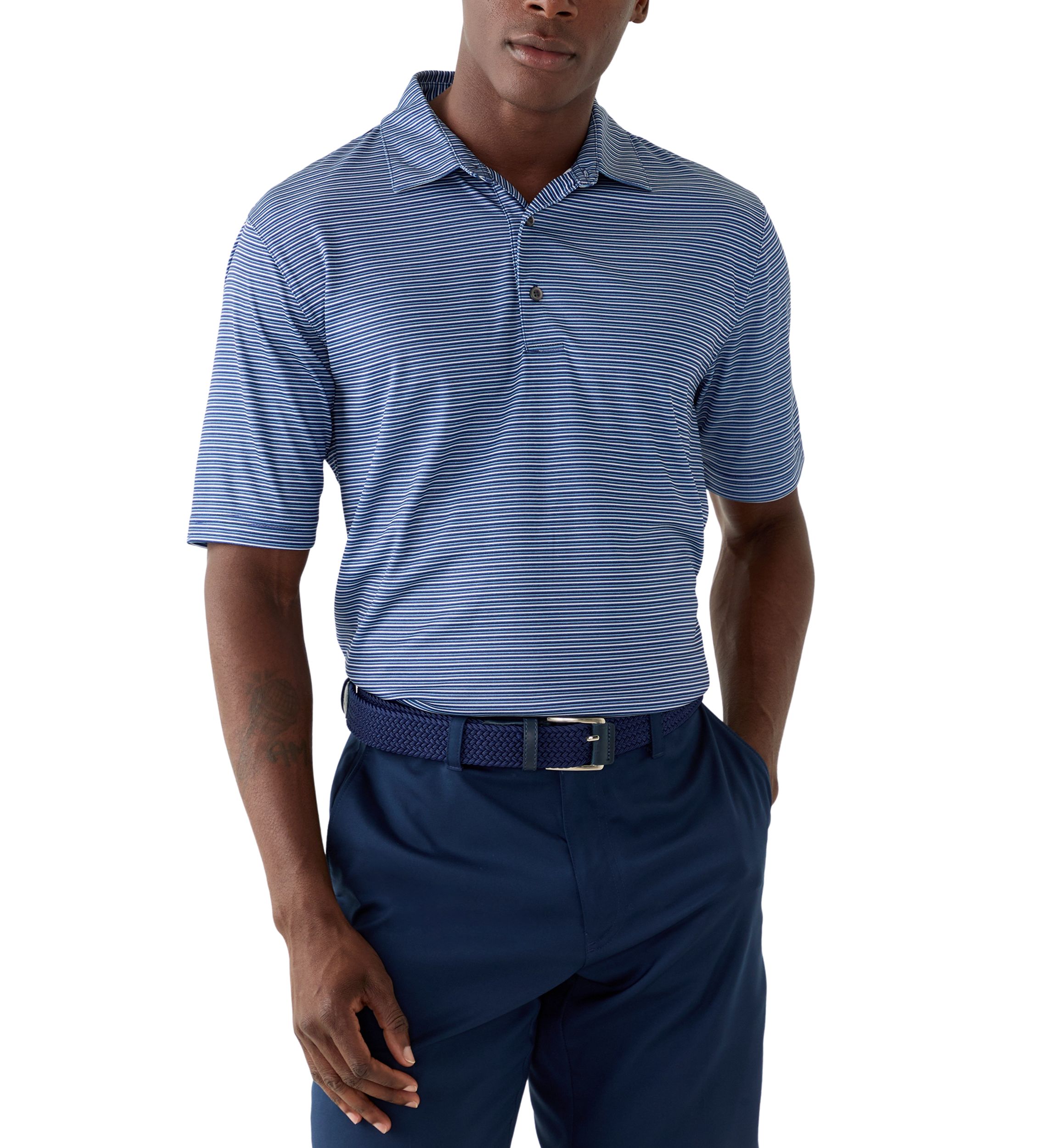 Mens Printed Polo Shirt