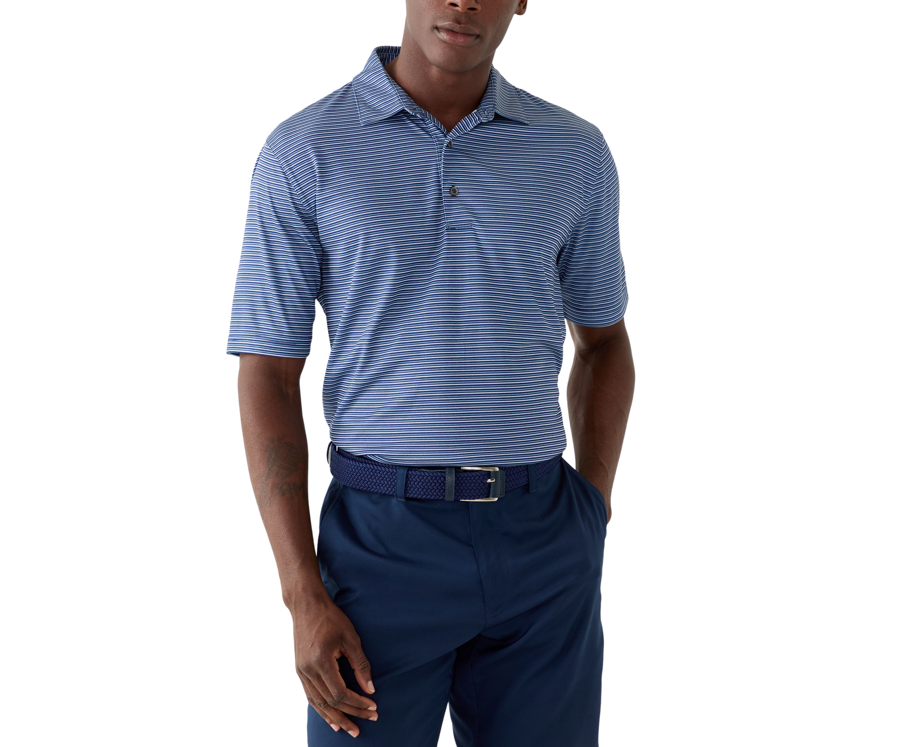 Mens Printed Polo Shirt
