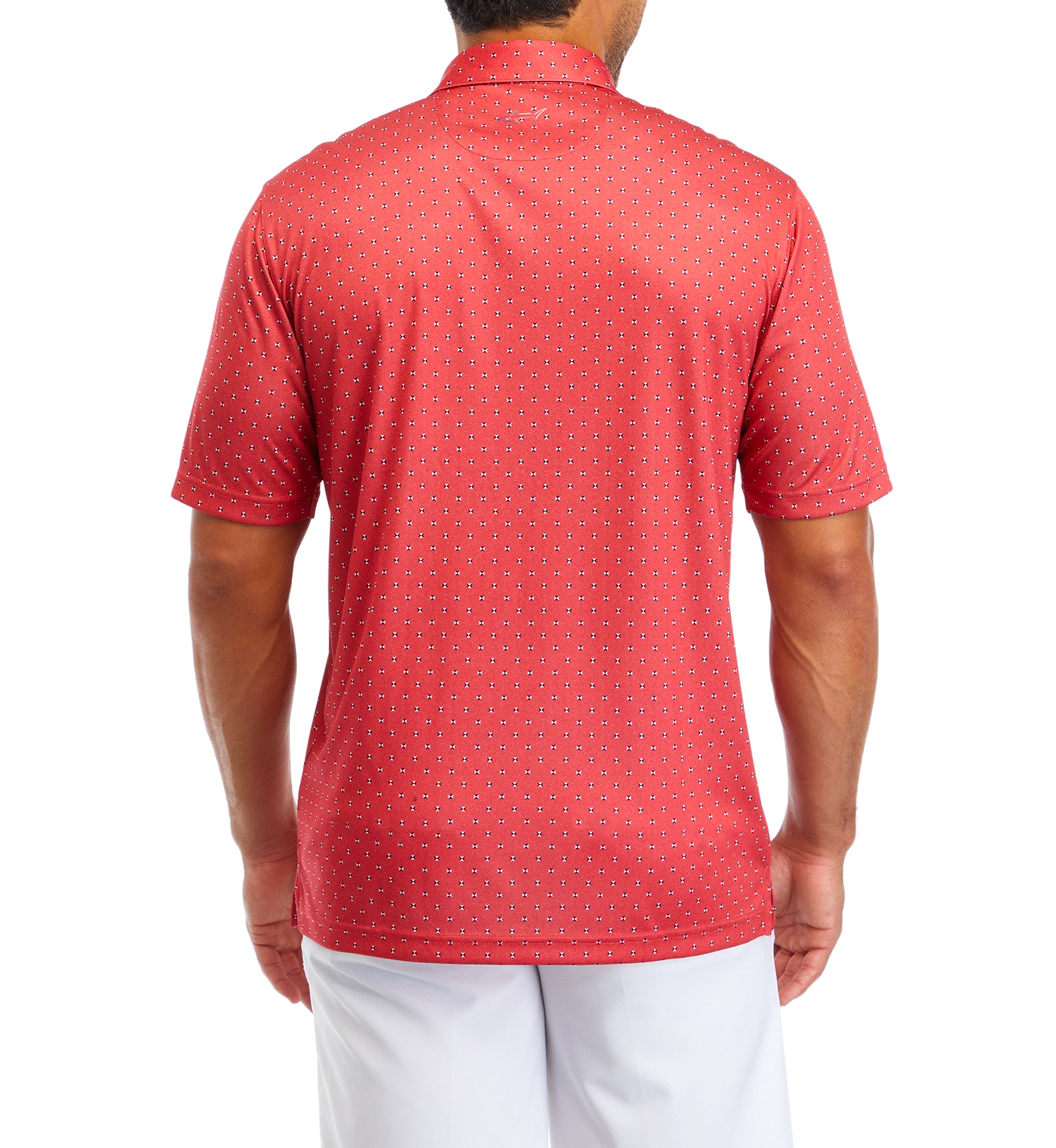 Geometric Print Golf Shirt 