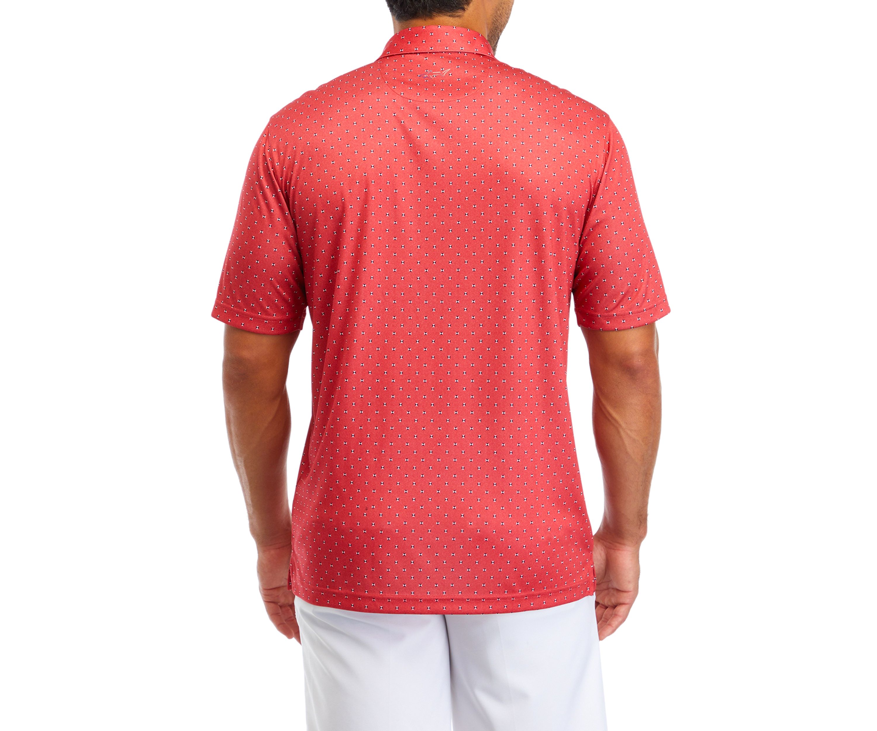 Geometric Print Golf Shirt 