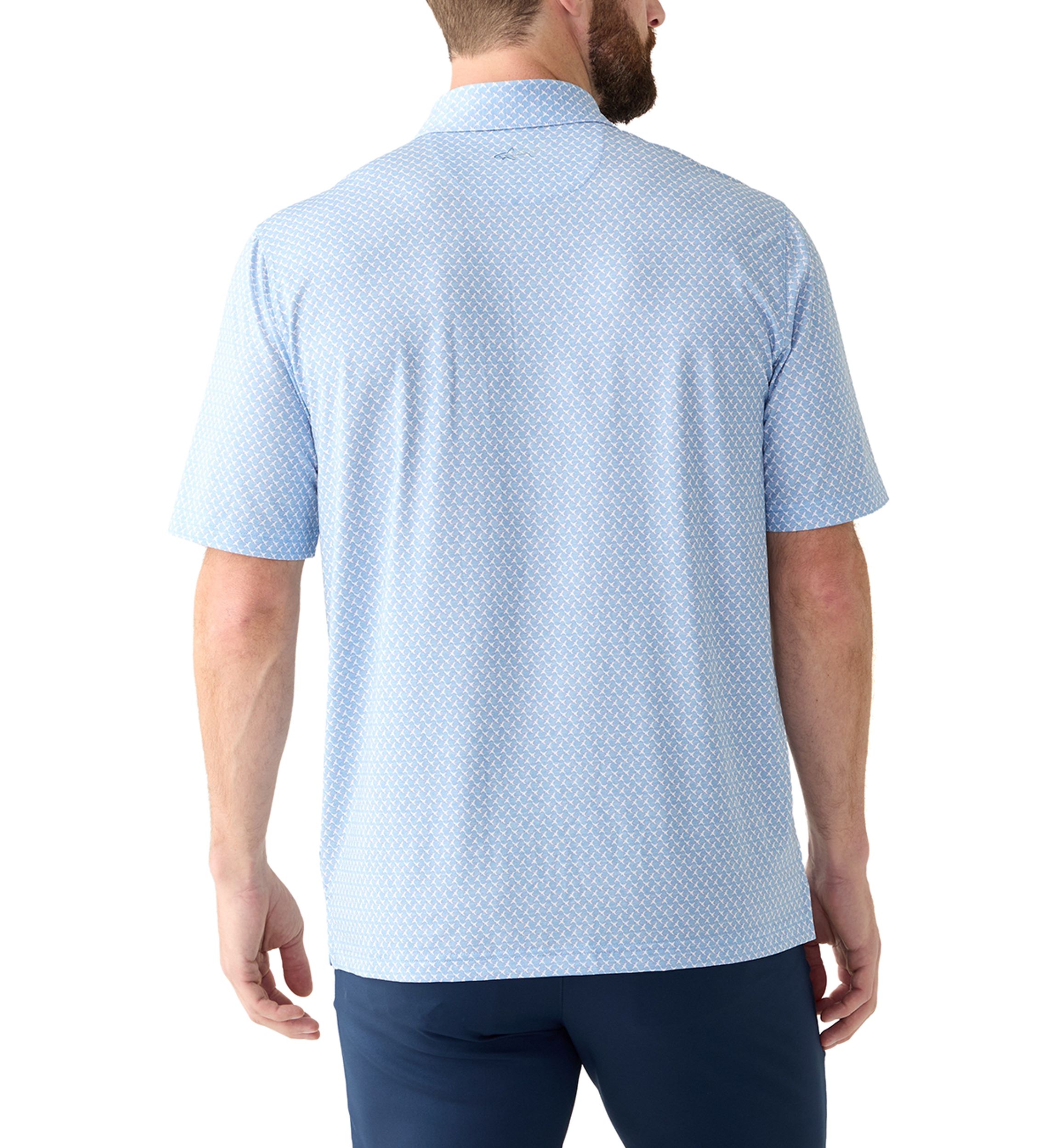 Mens Printed Polo Shirt