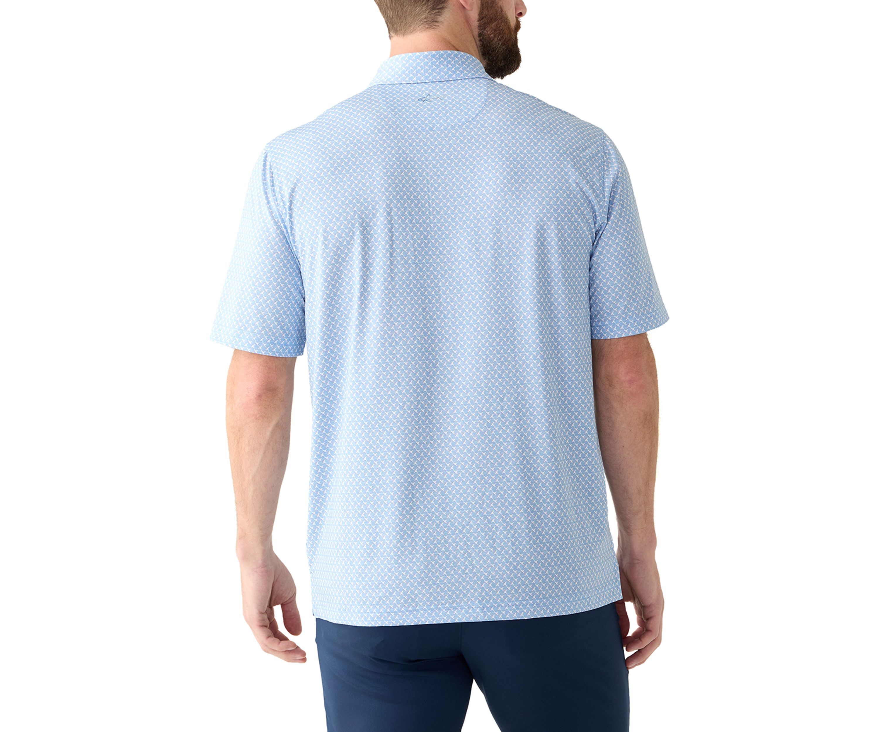 Mens Printed Polo Shirt