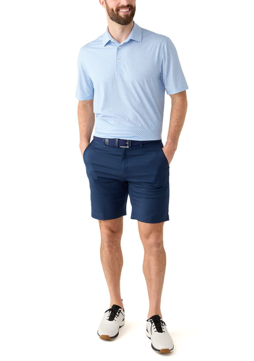 Mens Printed Polo Shirt
