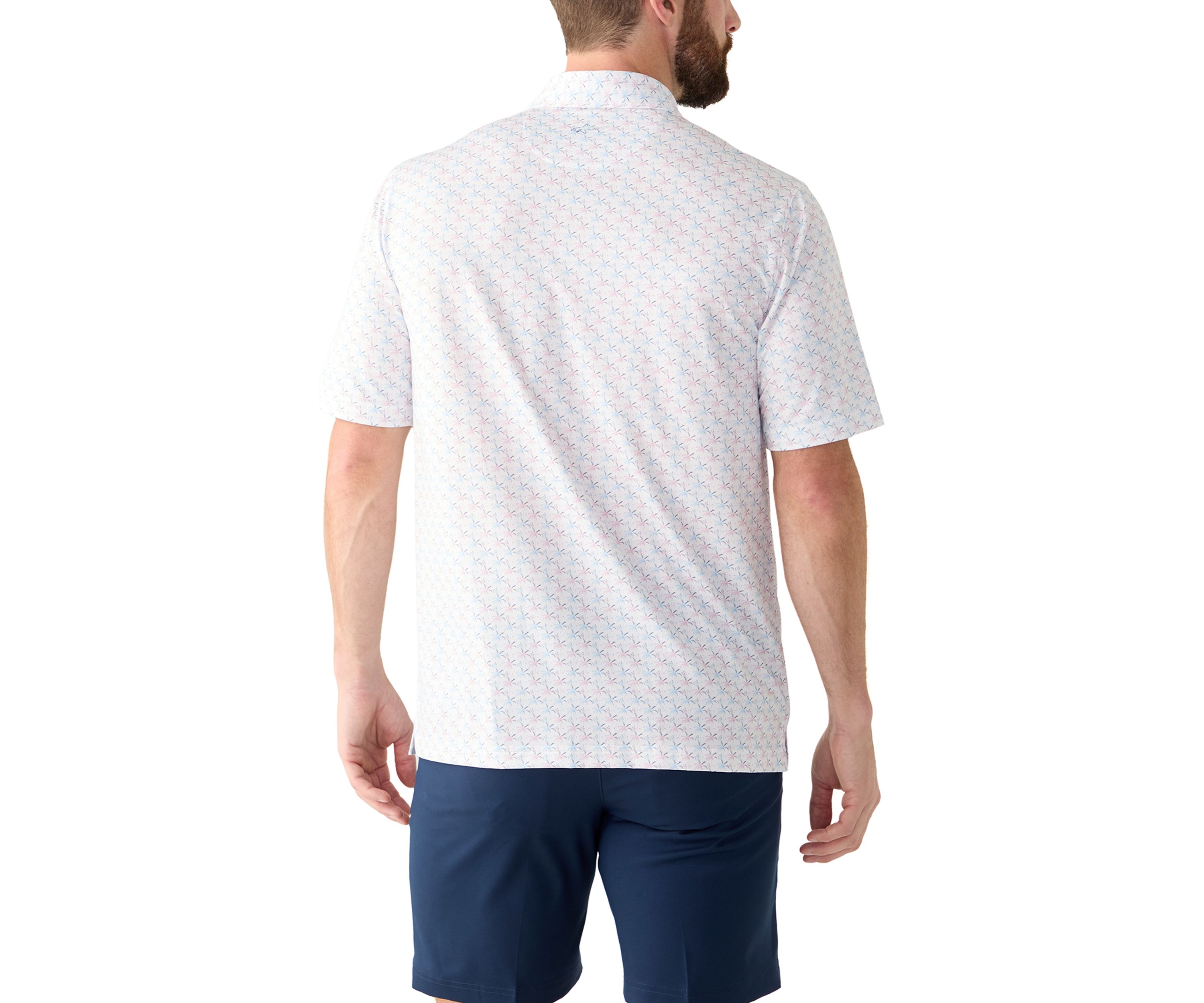 Mens Printed Polo Shirt 