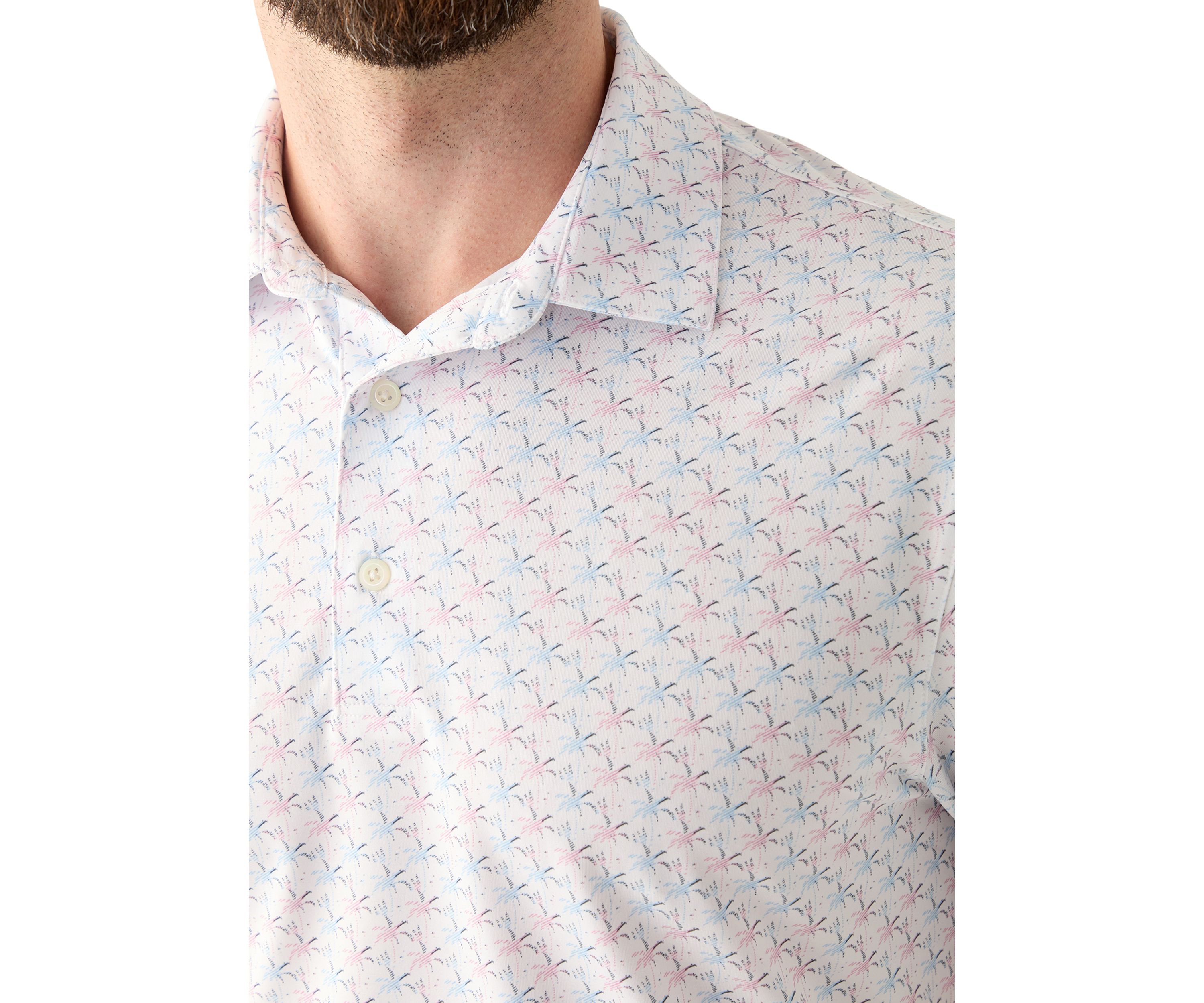 Mens Printed Polo Shirt 