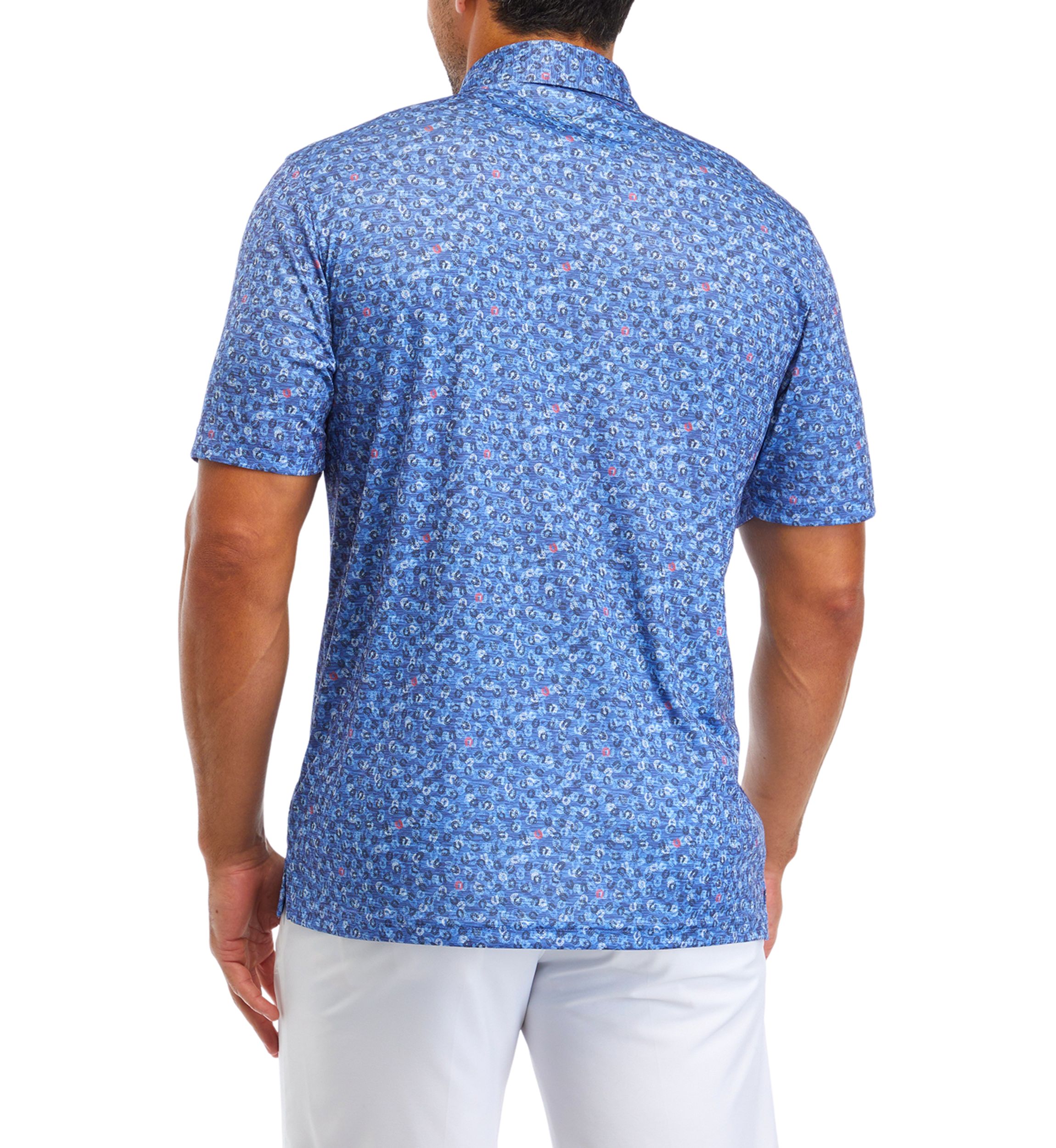 Horseshoe Print Golf Shirt 