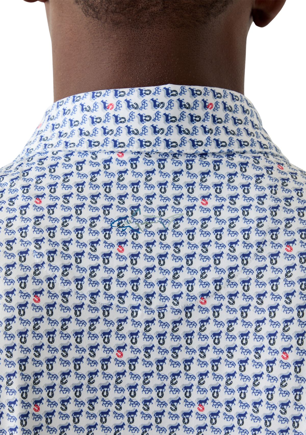 Mens Printed Polo Shirt