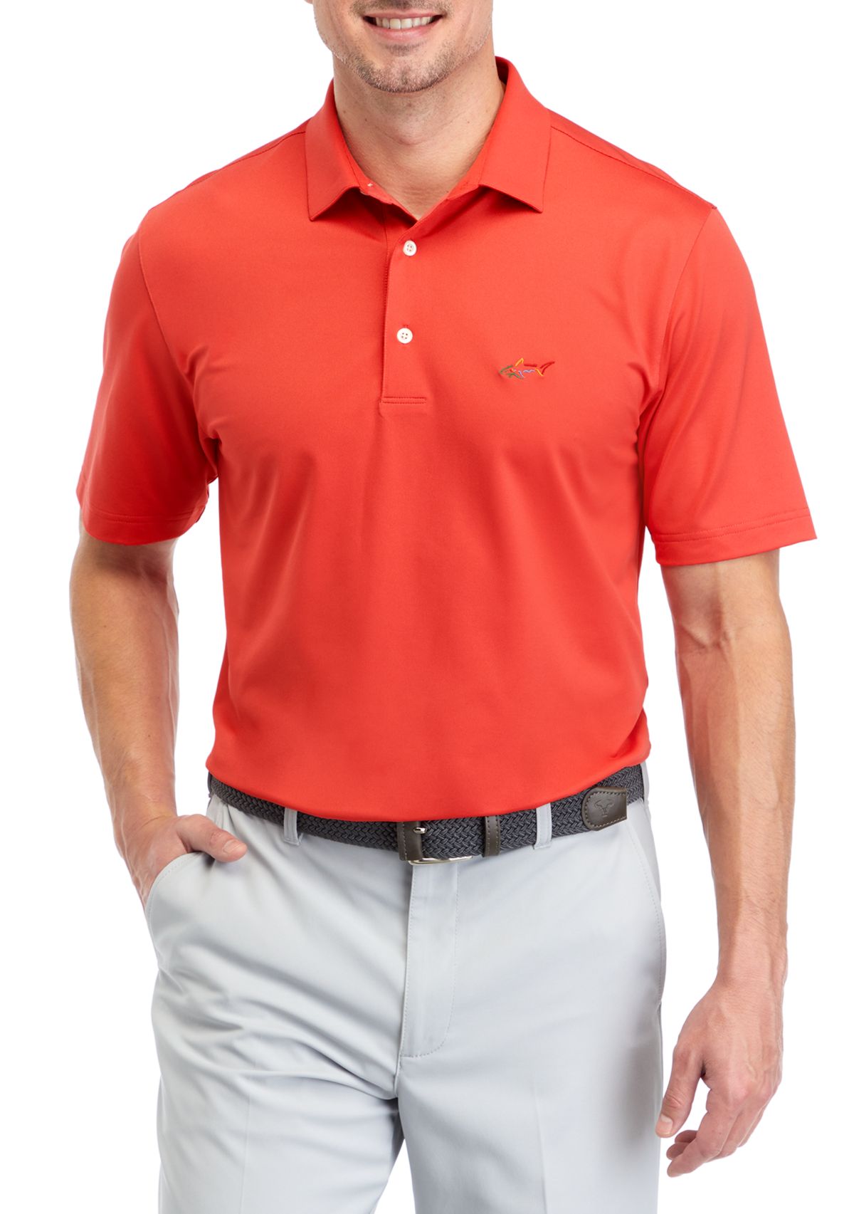 Mens Solid Fashion Polo Shirt