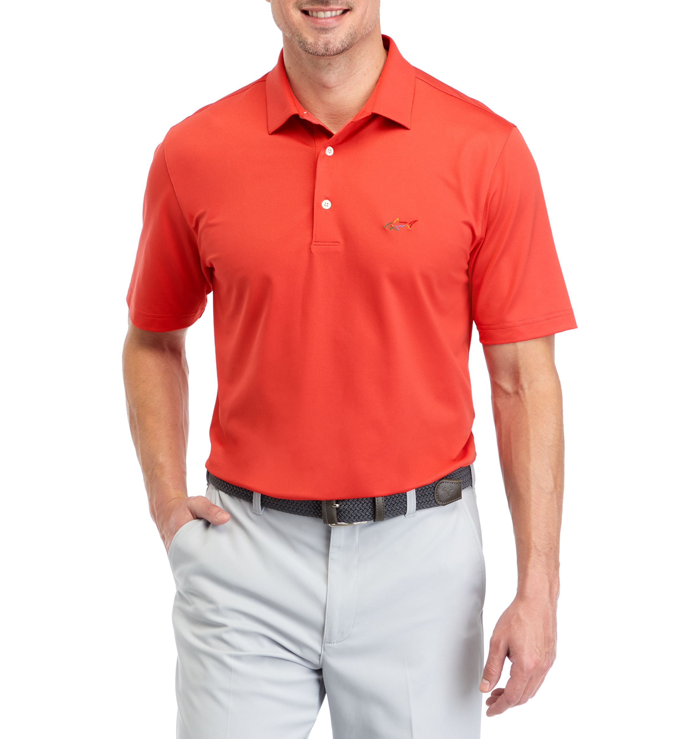 Mens Solid Fashion Polo Shirt