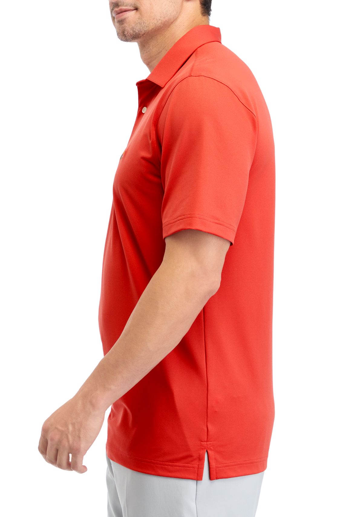 Mens Solid Fashion Polo Shirt