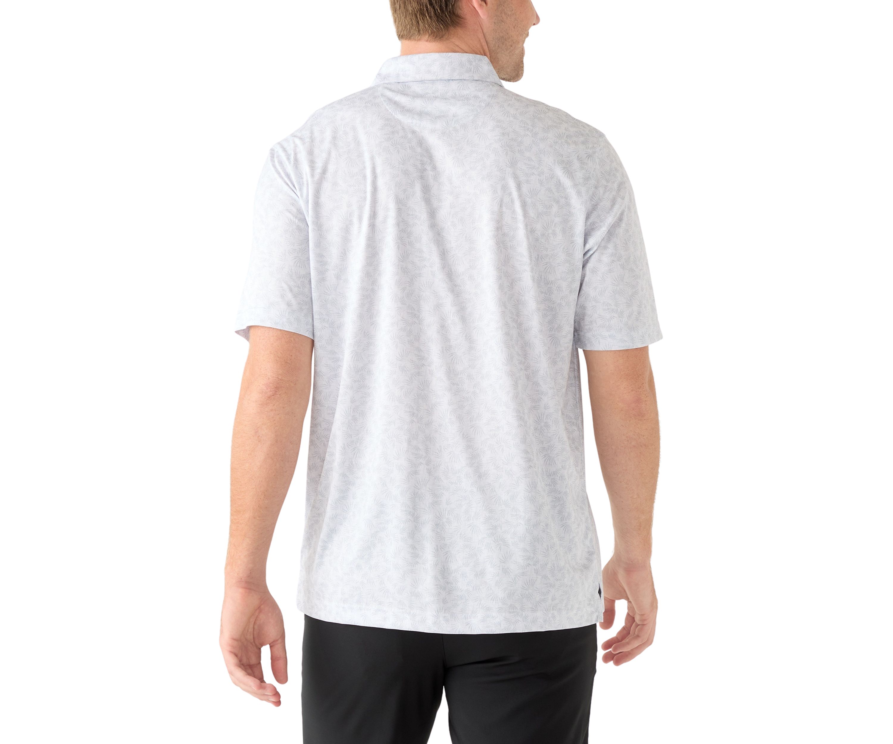 Mens Rye Grass Print Polo