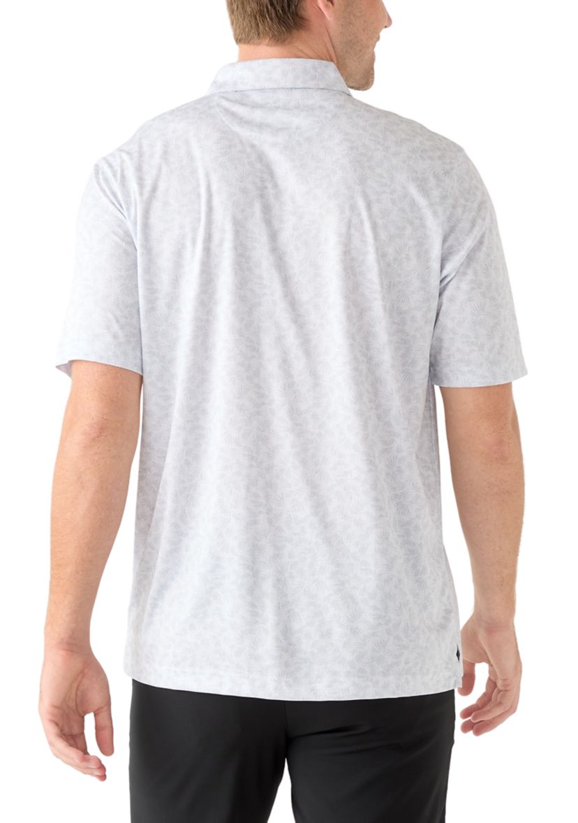 Mens Rye Grass Print Polo