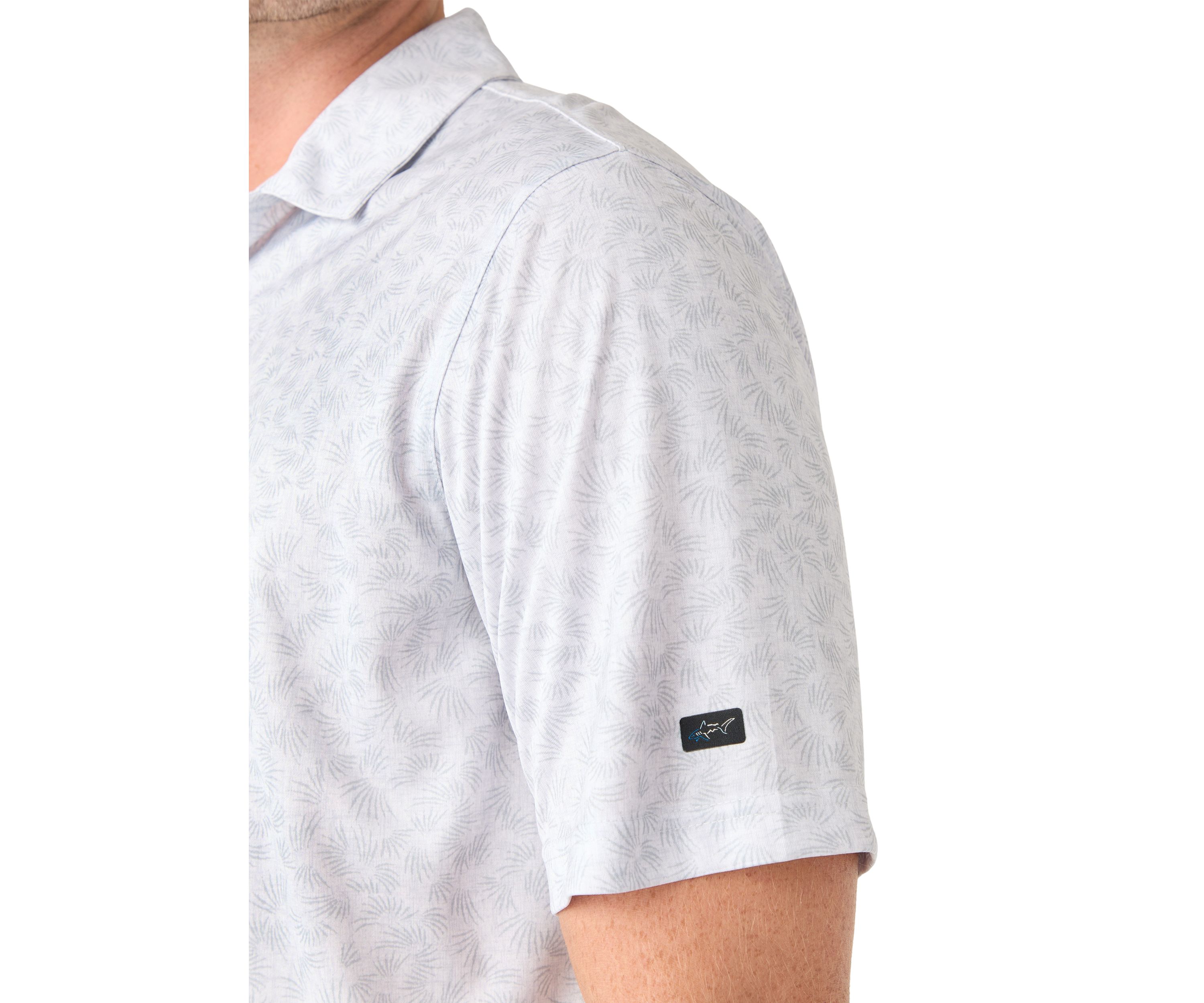 Mens Rye Grass Print Polo