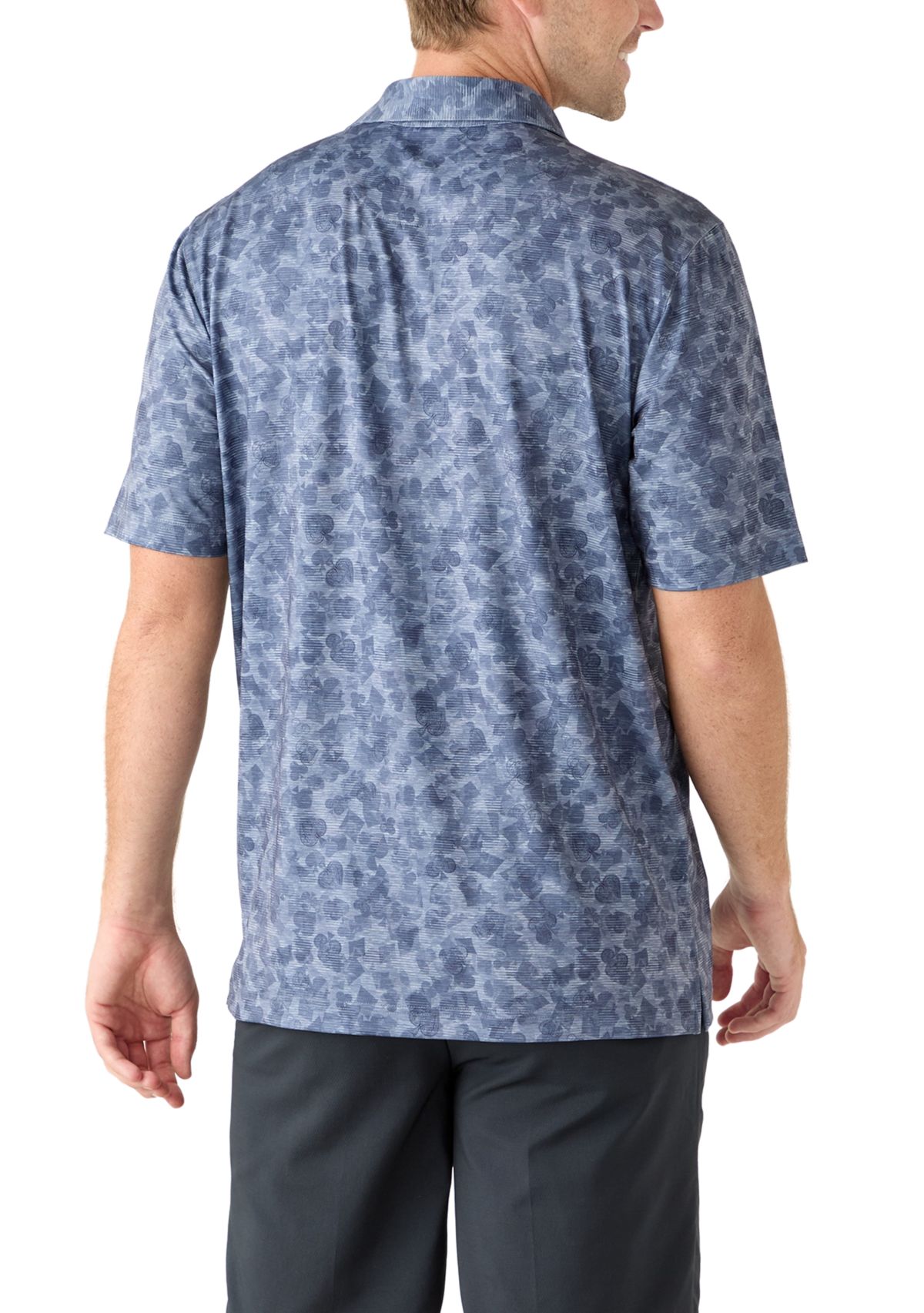 Mens Nine Iron Short Sleeve Golf Polo Shirt