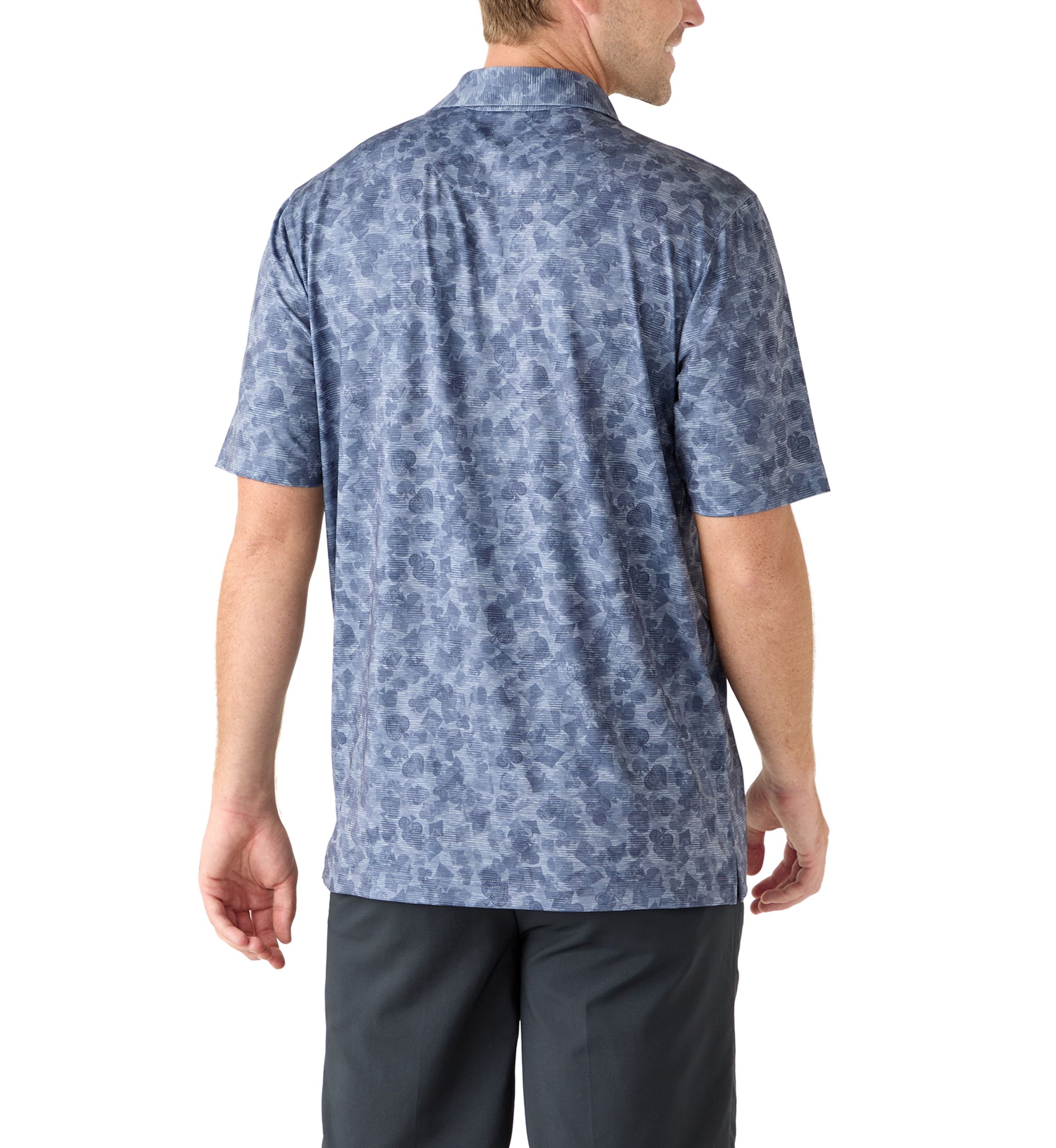 Mens Nine Iron Short Sleeve Golf Polo Shirt