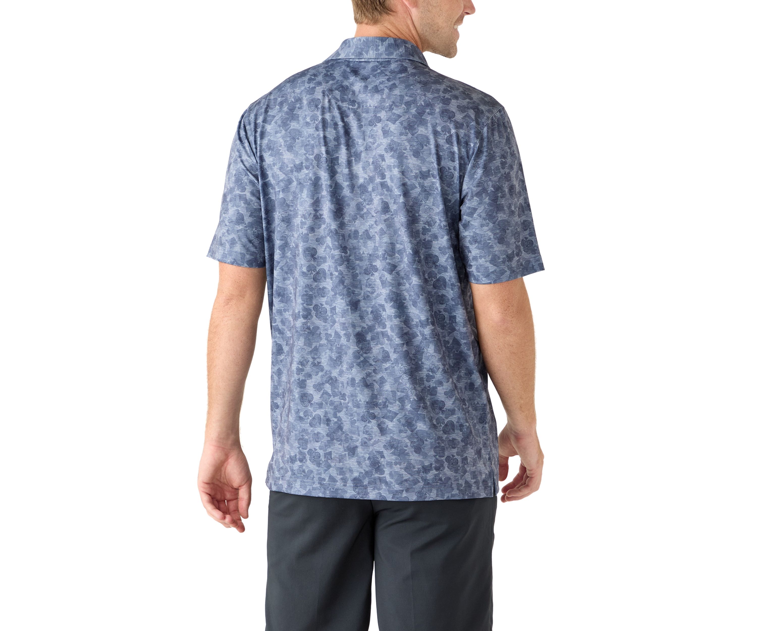 Mens Nine Iron Short Sleeve Golf Polo Shirt