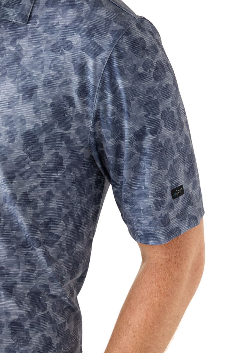 Mens Nine Iron Short Sleeve Golf Polo Shirt
