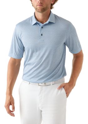 Greg Norman Collection Men's Wildlife Print Polo Shirt, 2XL