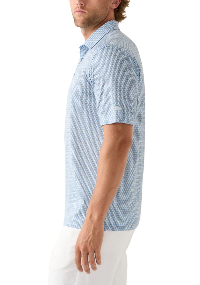 Mens Wildlife Print Polo Shirt
