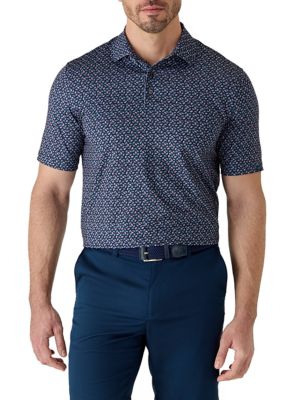 Greg Norman Collection Men's Rustling Leaves Polo Shirt