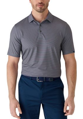 Greg Norman Collection Men's Multi Striped Polo Shirt