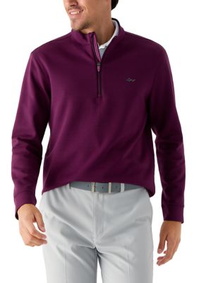 Greg Norman Collection Men's 1/4 Zip Performance Double-Knit Pullover, 2XL