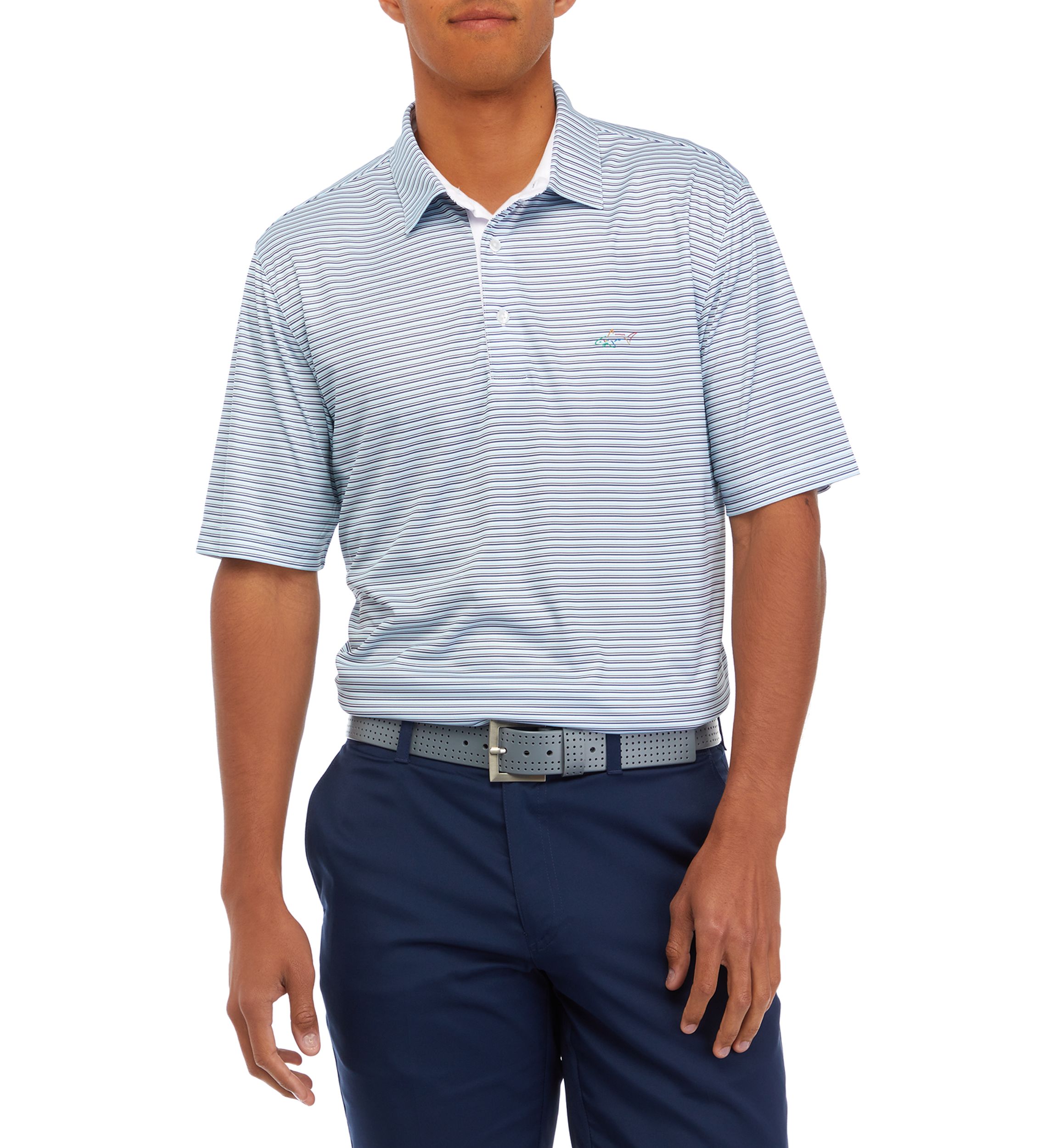 Seascape Stripe Polo Shirt