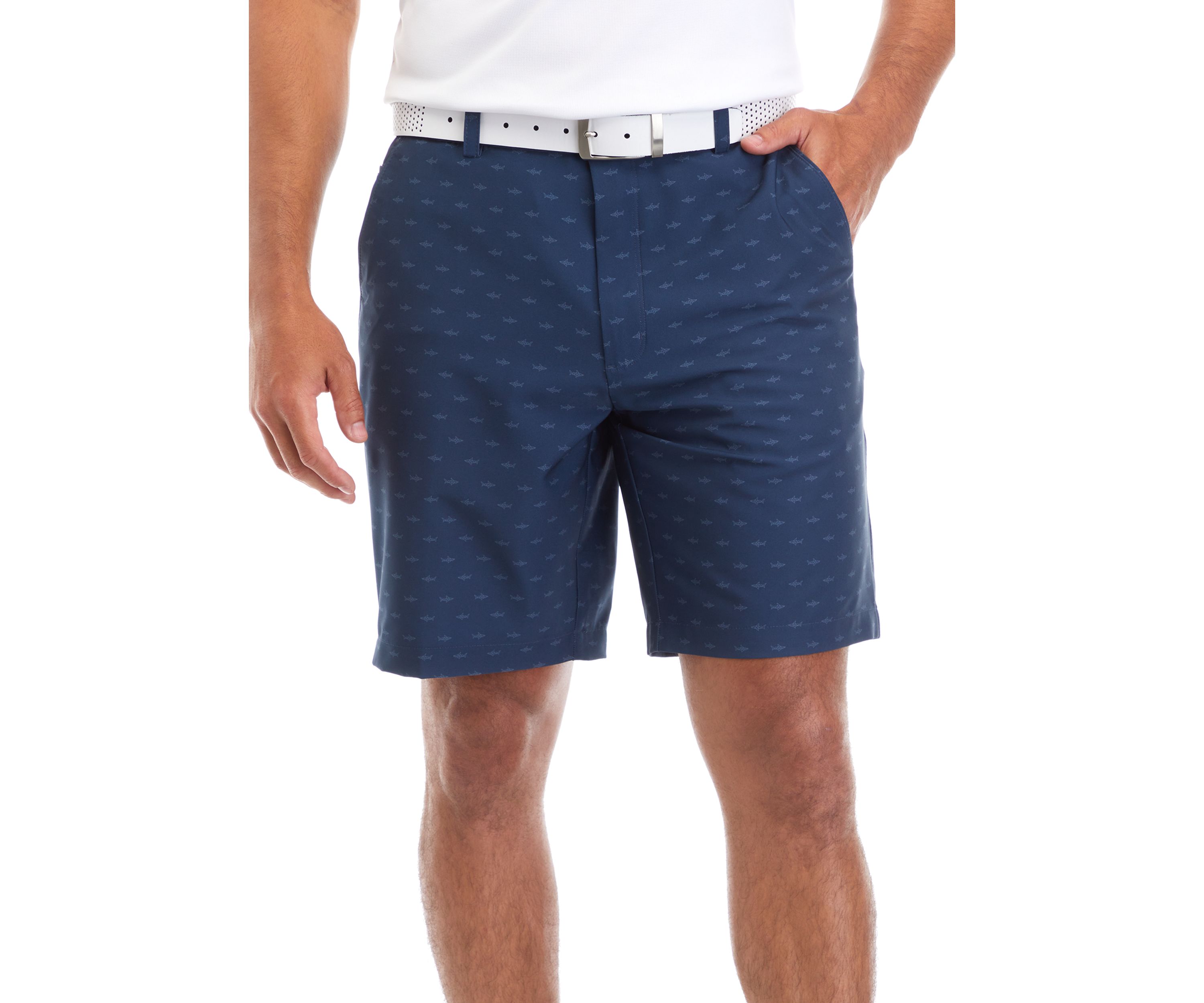 Mens Shark Print Shorts