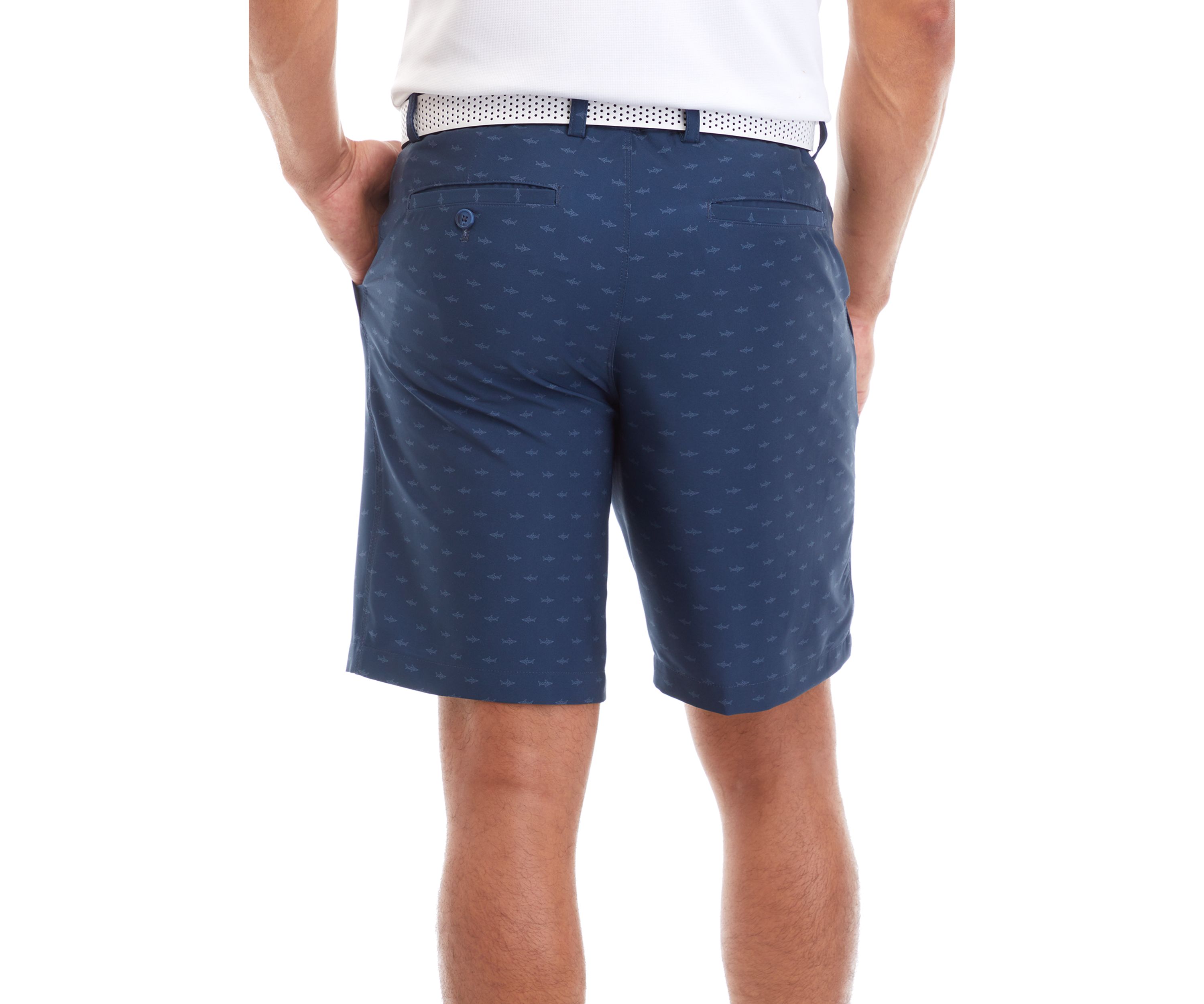 Mens Shark Print Shorts