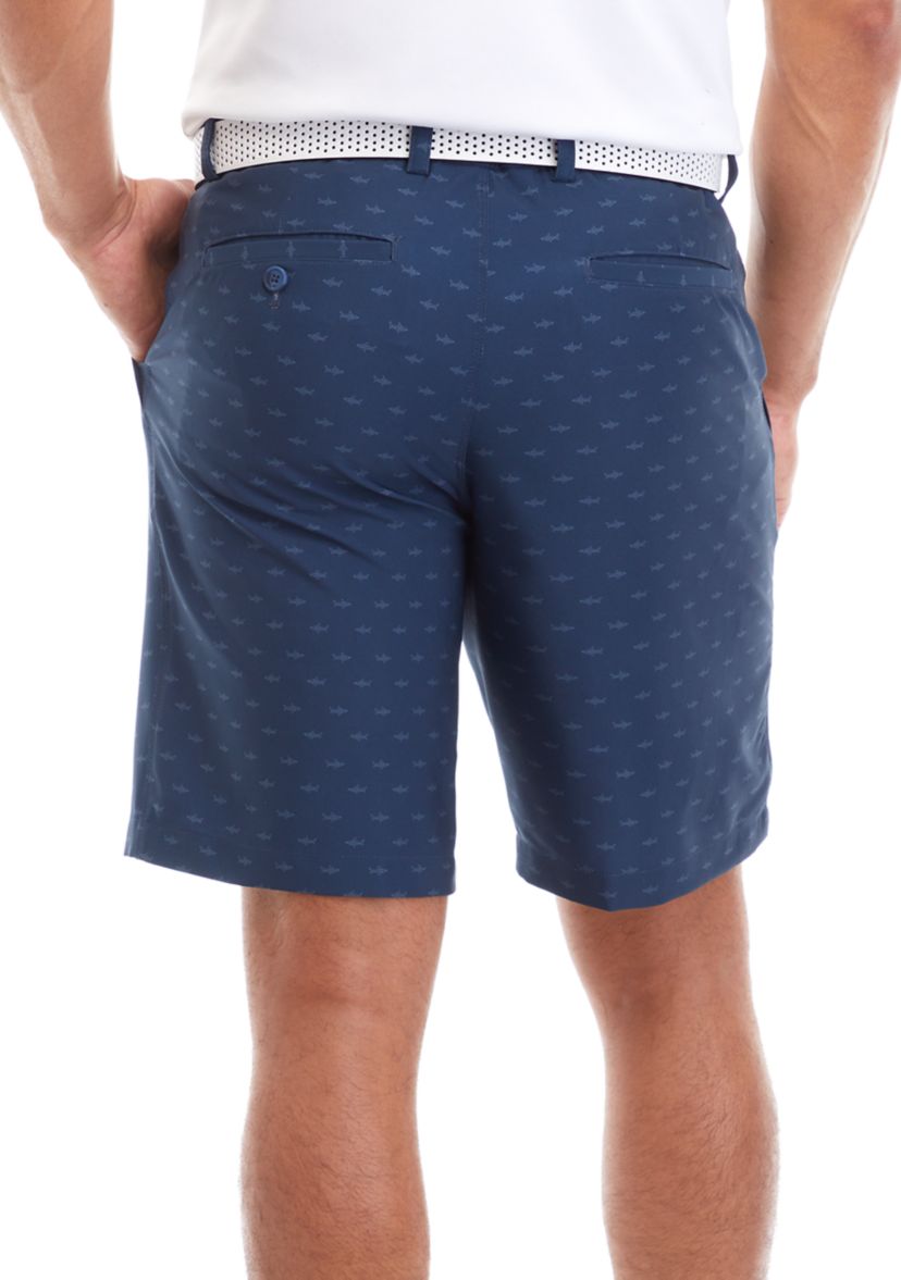Mens Shark Print Shorts