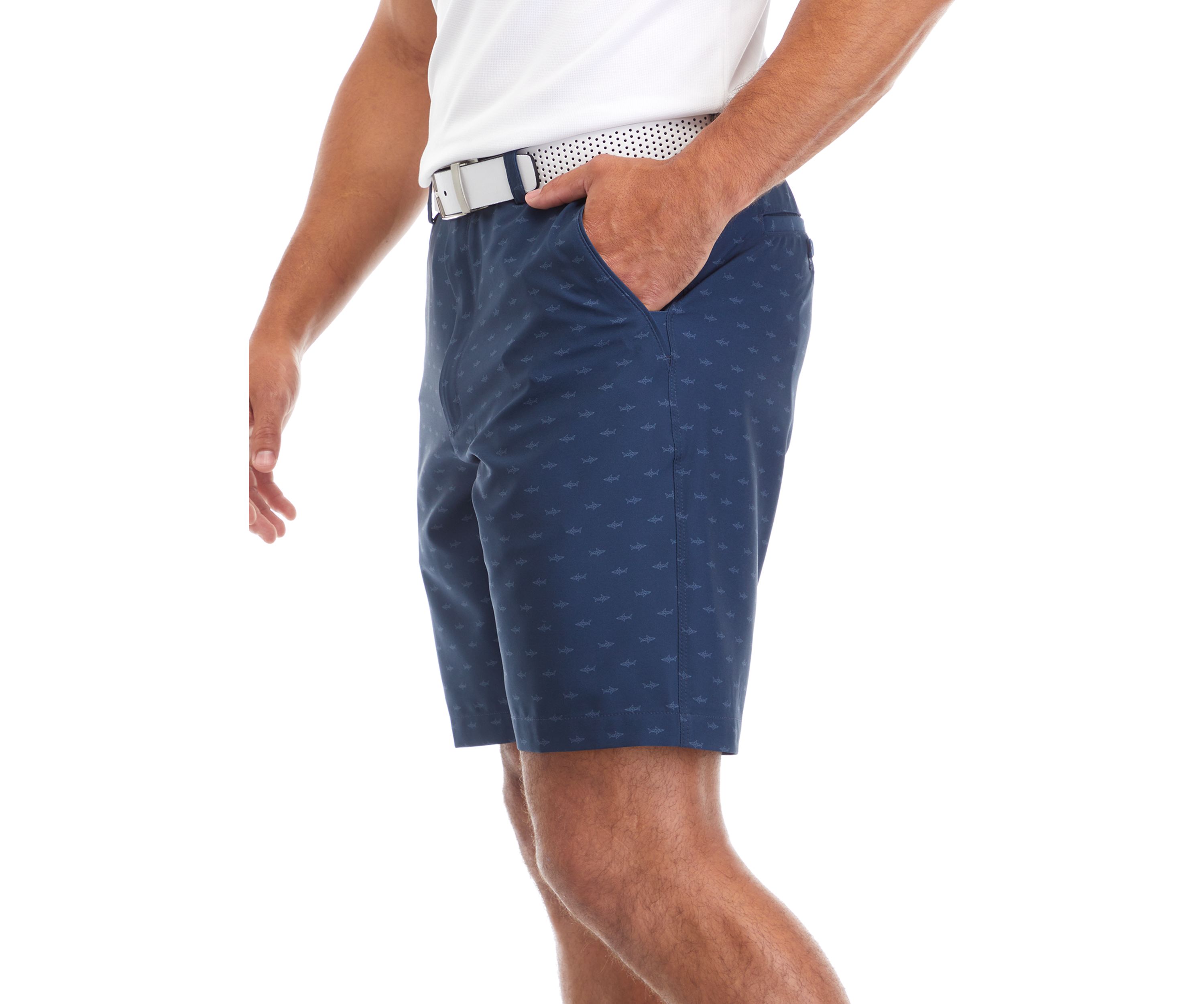 Mens Shark Print Shorts